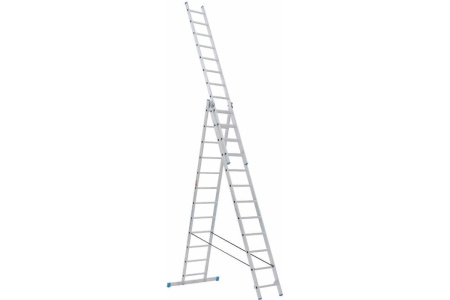Лестница трехсекционная LadderBel LS312 (раб.высота 8.4м)
